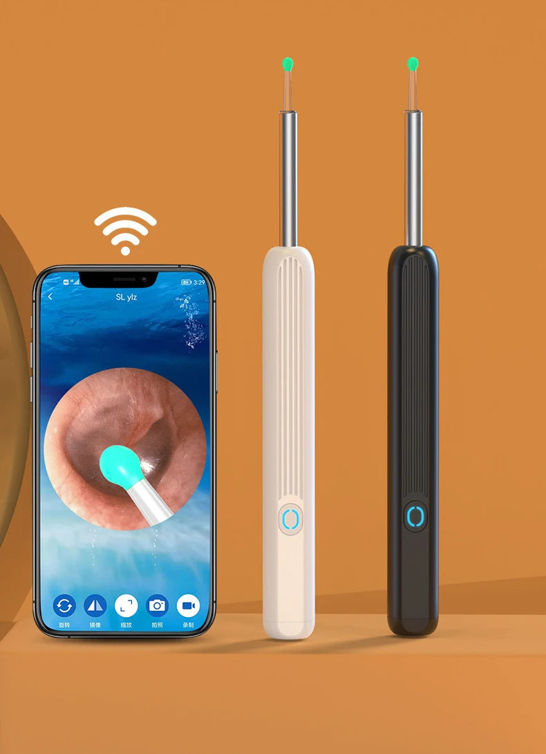 HD Otoscope Ear Cleaner with Camera and Type C Charging - Earwax Removal Tool and Health Care Kit