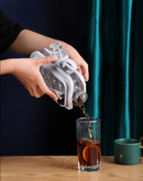 Ice Kettle Ice Ball Maker 2-In-1 Cold Water Bottle Household Ice Cube