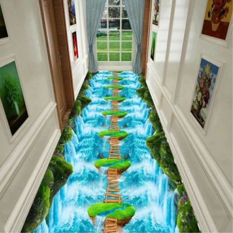 Corridor three-dimensional carpet