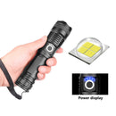 flashlight with usb charging zoom p50