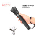 flashlight with usb charging zoom p50