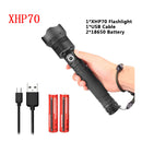 flashlight with usb charging zoom p50