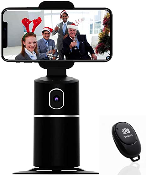 Face Tracking Cell Phone Stand Rotate Best for Vlog Shooting Live Stream