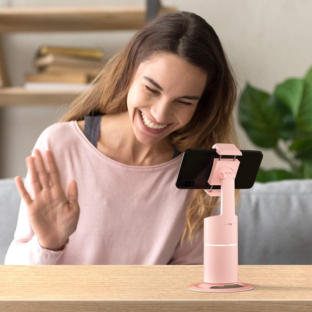 Face Tracking Cell Phone Stand Rotate Best for Vlog Shooting Live Stream