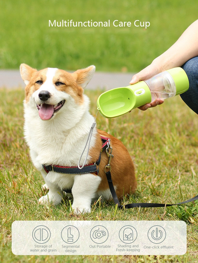Dog Water Bottle Bowl