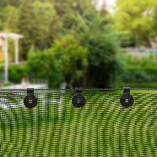Black Round Shade Cloth Clips for Sun Shade Net  Uses