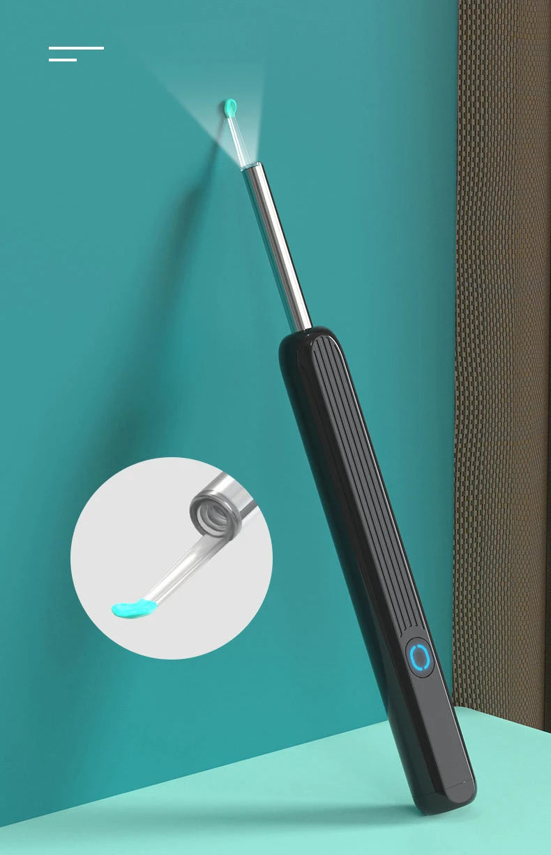 HD Otoscope Ear Cleaner with Camera and Type C Charging - Earwax Removal Tool and Health Care Kit