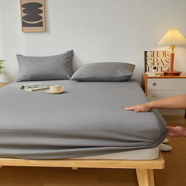 Organic Cotton Silver Earthing Grounding Fitted Bed Sheet - Sleep Better
