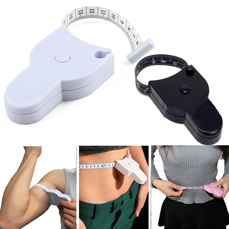 Self-Tightening Body Tape Measure - 60 Inch for Waist, Chest, Legs
