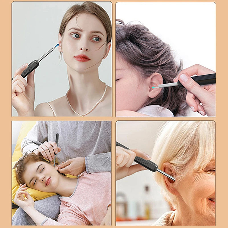 Safe Ear Wax Removal Tool with Camera with Type-C Charging