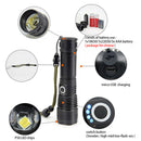 flashlight with usb charging zoom p50