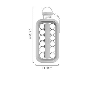 Ice Kettle Ice Ball Maker 2-In-1 Cold Water Bottle Household Ice Cube