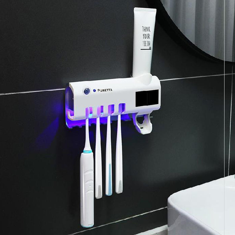 Wall Mounted Automatic Toothpaste Dispenser Holder