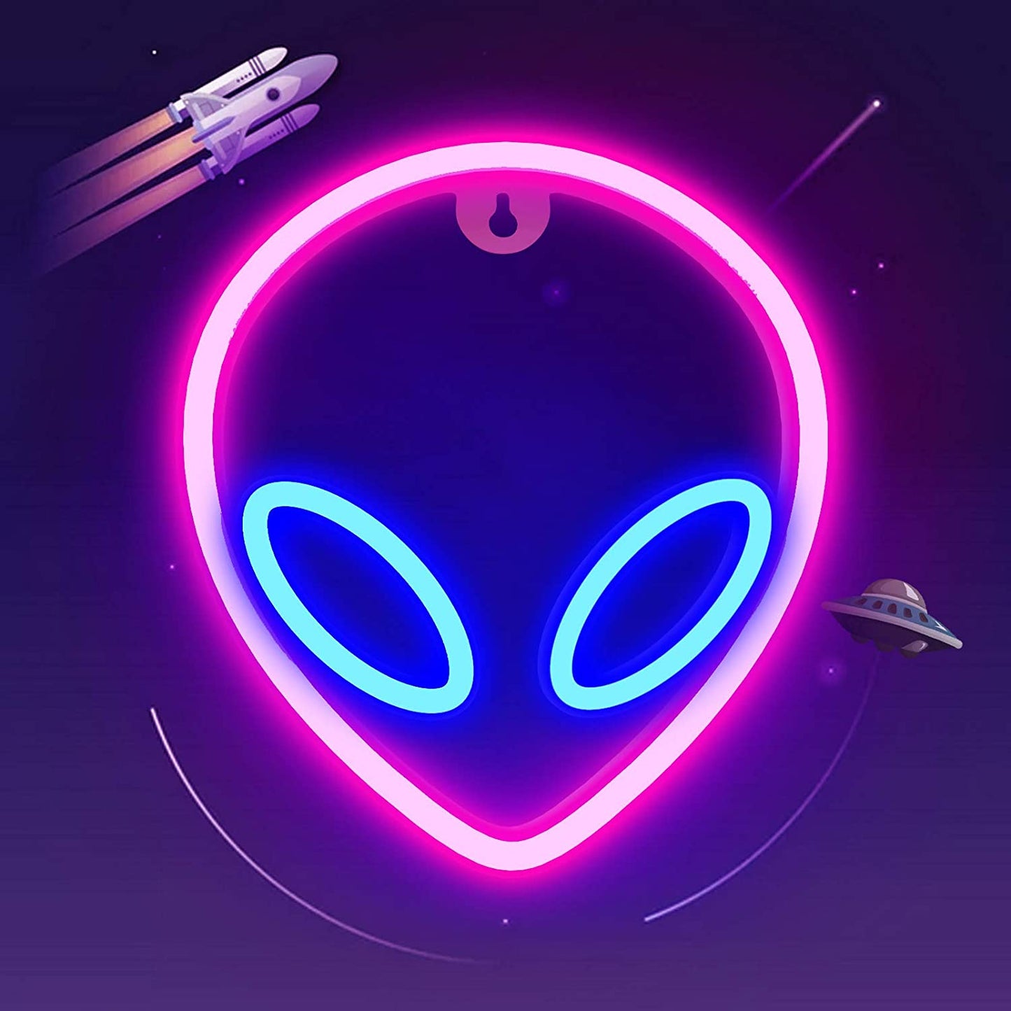 Alien Neon Lights for Room Decor