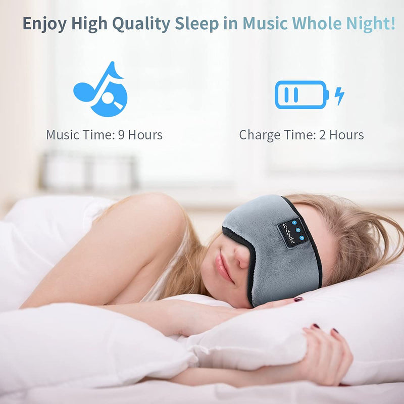 Cotton Sleeping Eye Masks with Wireless Headphones