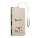 M.Way USB 3.1 Type-C to 4k HDMI USB 3.0 HUB USB-C Charger SD Card Reader Adapter