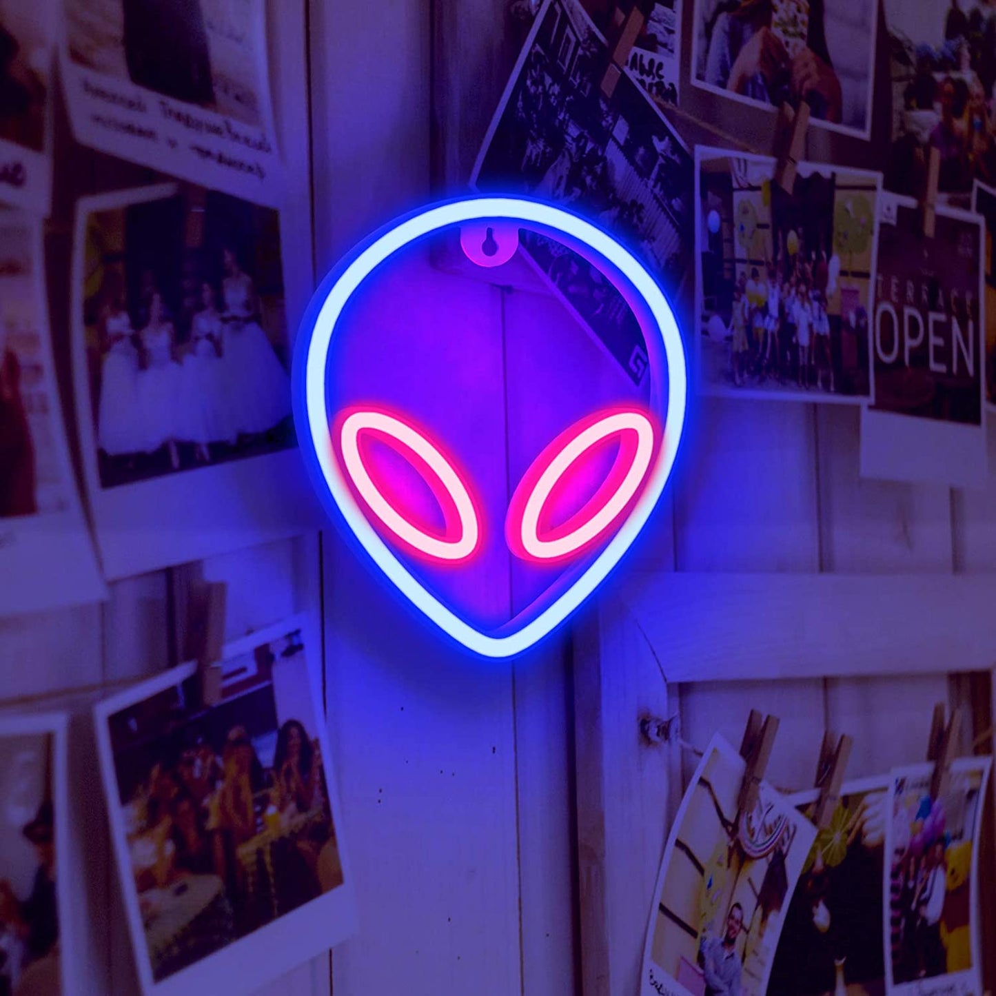 Alien Neon Lights for Room Decor
