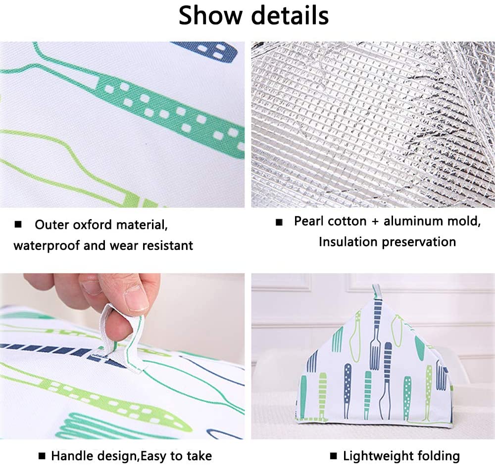 Dish Tent Insulated Foldable Food Cover
