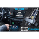 Bluetooth Adapter for Car, Wireless FM Radio Transmitter Handsfree Calling & Audio Receiver, MP3 Music Player