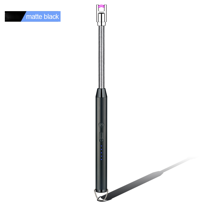 arc lighter usb electronic igniter black