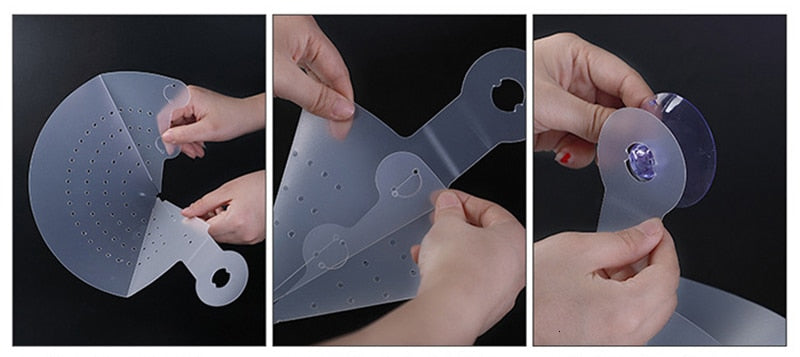 Foldable Rice Draining Self Standing Dish Washing Funnel