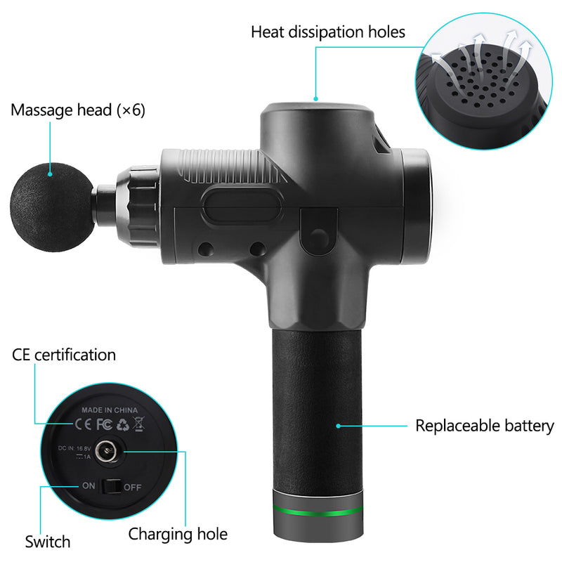 Electric Massage Gun Muscle Body Relaxation