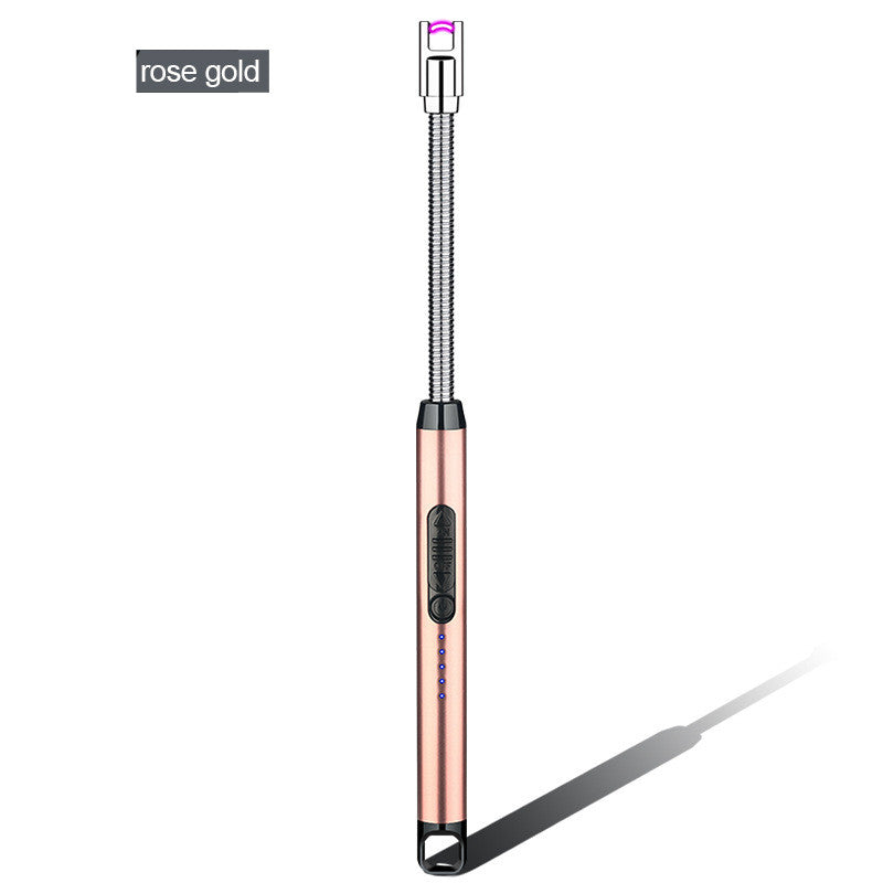 arc lighter usb electronic igniter rose gold
