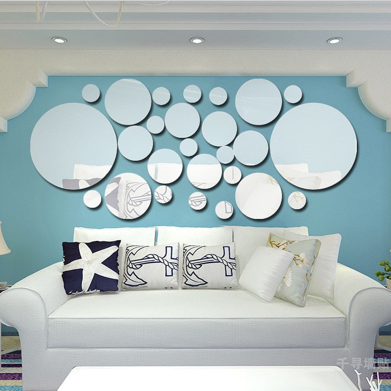 Geometric Circle Wall Mirror