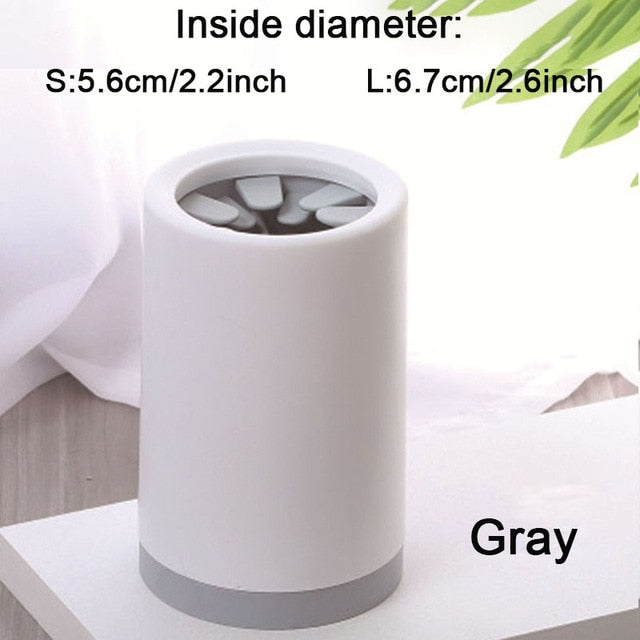 Dog paw cleaner cup