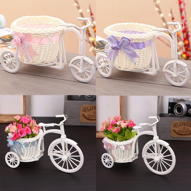 Bicycle Flower Basket Decoration