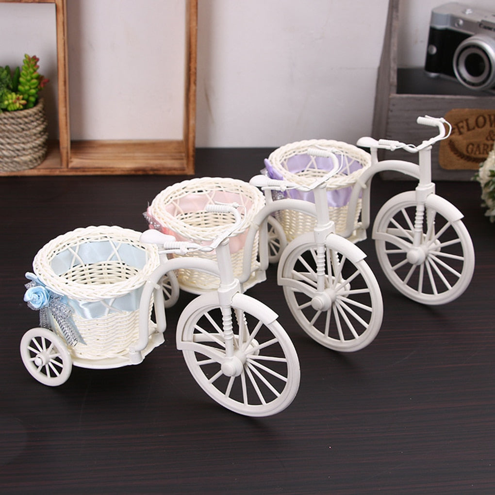 Bicycle Flower Basket Decoration