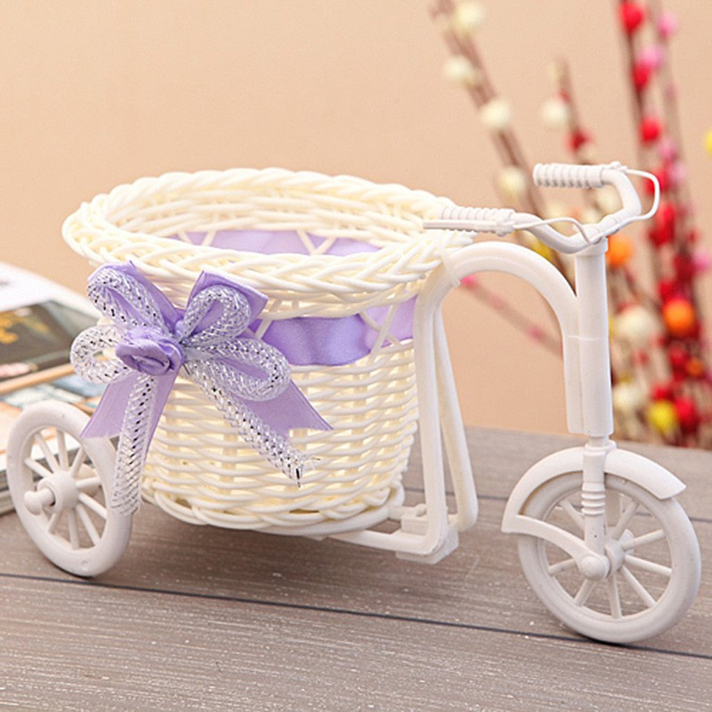 Bicycle Flower Basket Decoration