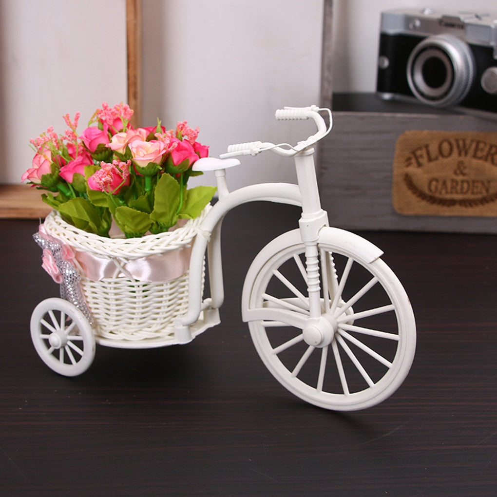Bicycle Flower Basket Decoration