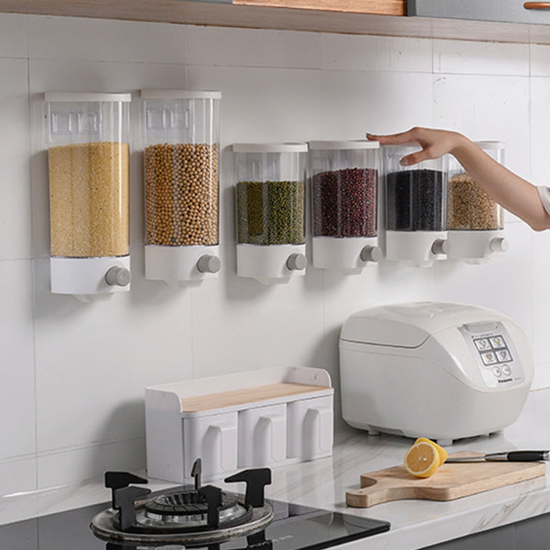 Wall Mounted Press Cereals Dispenser