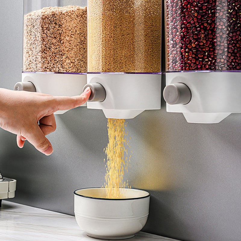 Wall Mounted Press Cereals Dispenser