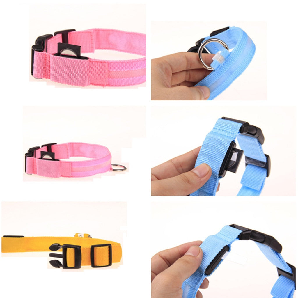 Pet Collar For Led Lights