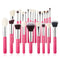 Makeup brushes set