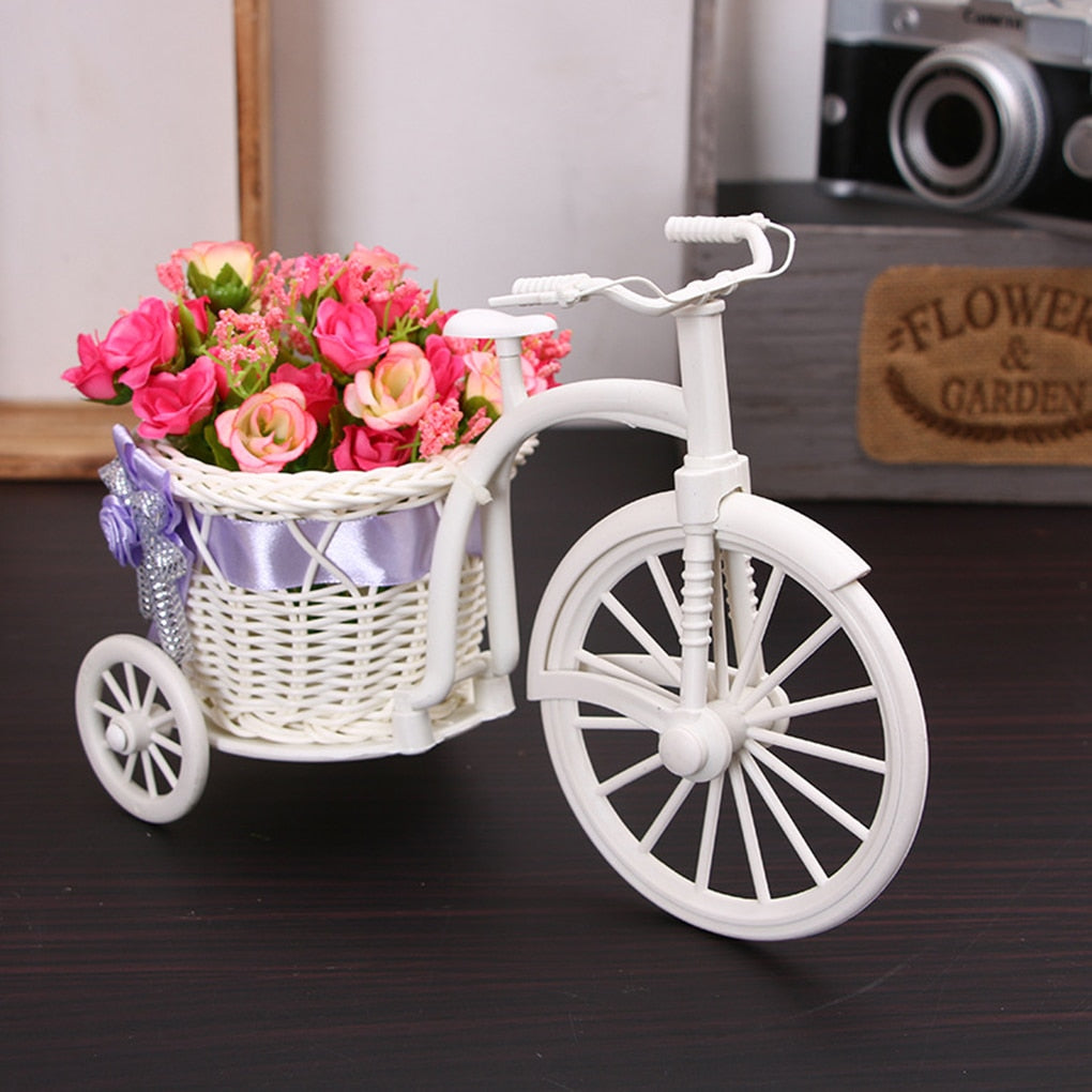 Bicycle Flower Basket Decoration