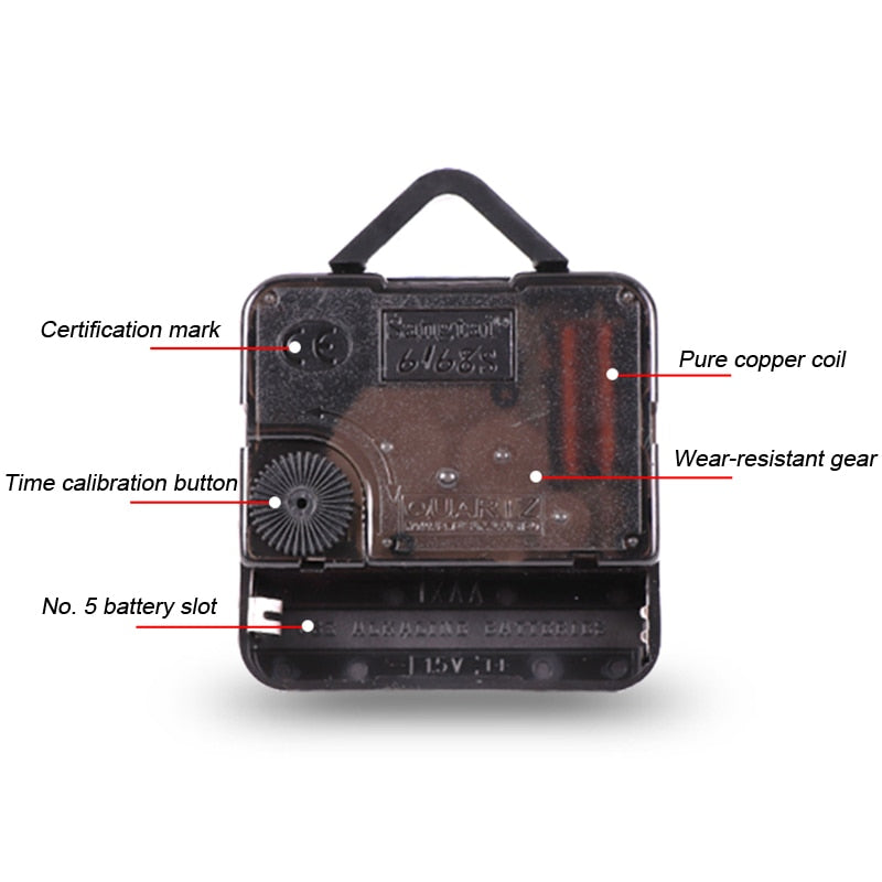 Large Decorative Wall Clock Sticker